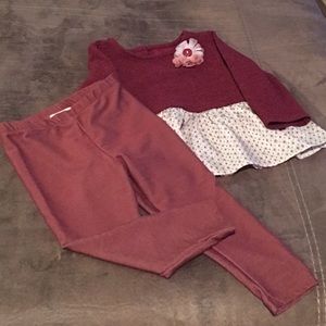 Little girls matching outfit sz 4T